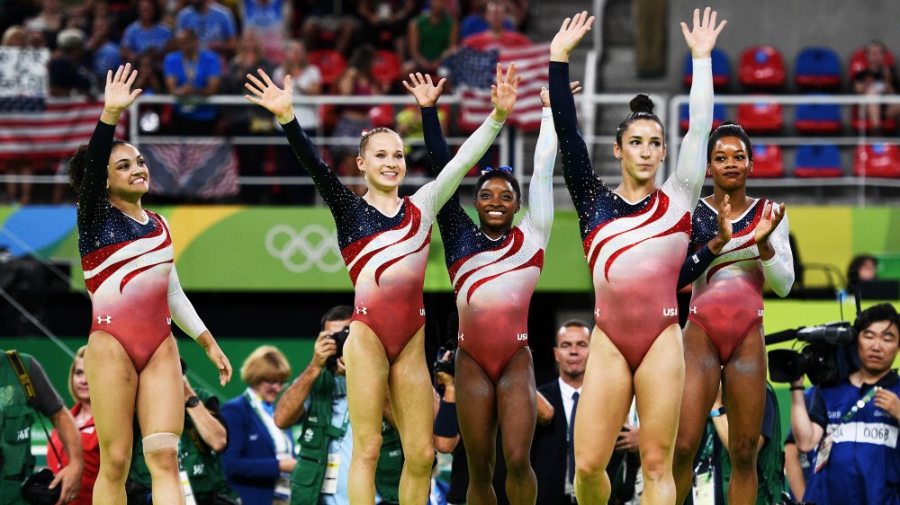 Lauren Hernández, Madison Kocian, Simone Biles, Alexandra Raisman, Gabrielle Douglas