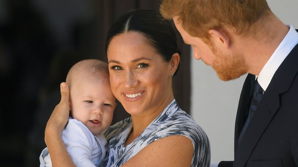 Archie, Meghan Markle y el príncipe Harry