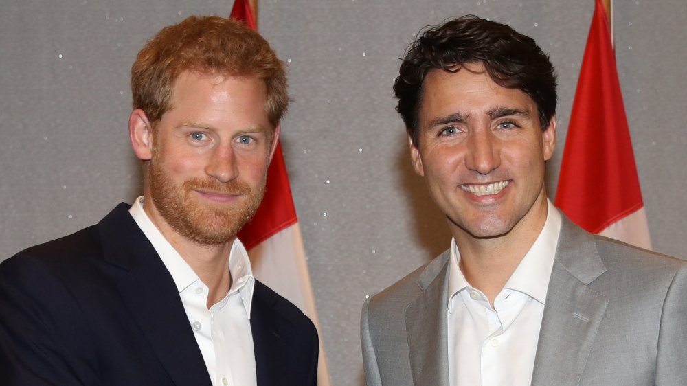 Príncipe Harry, Justin Trudeau