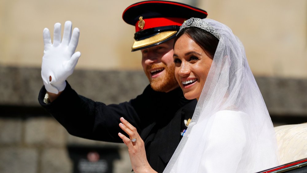 Príncipe Harry y Meghan Markle en el día de su boda