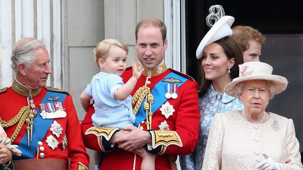 Príncipe Carlos, Príncipe George, Príncipe William, Kate Middleton, Reina Isabel