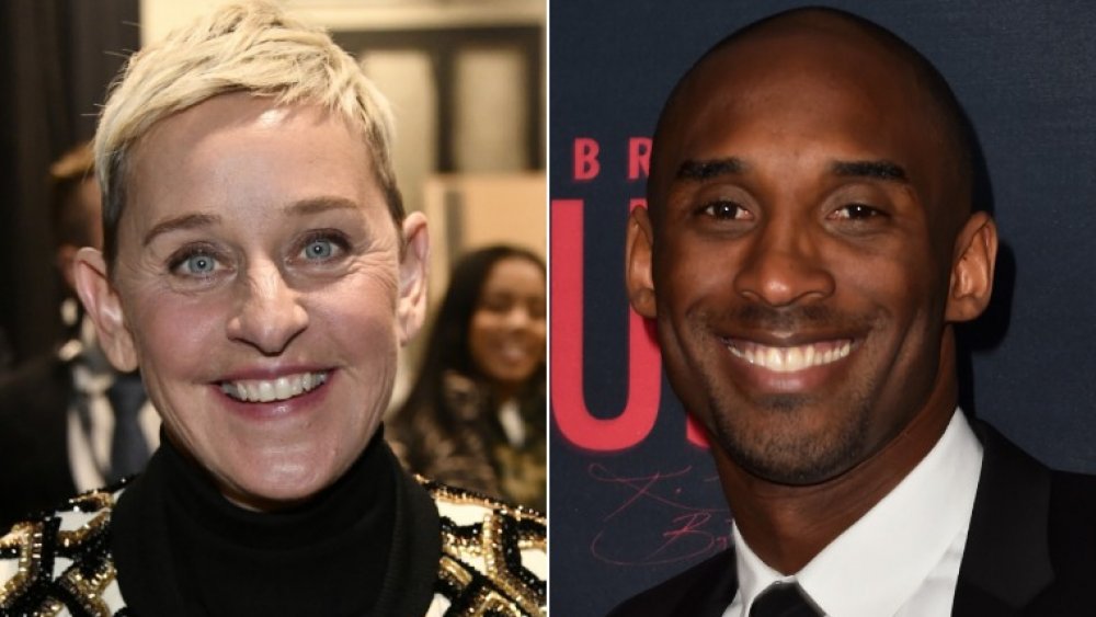 Ellen DeGeneres y Kobe Bryant