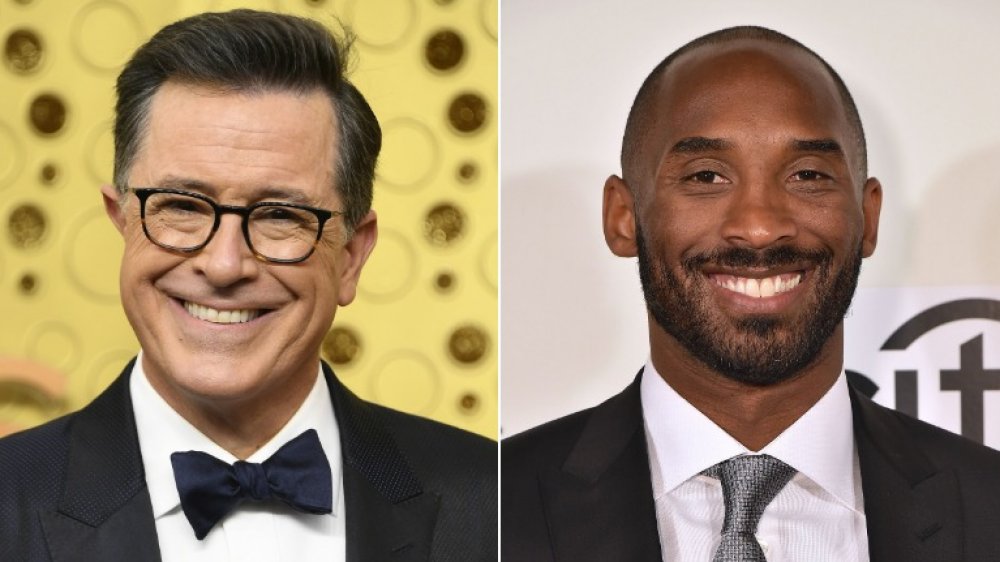 Stephen Colbert y Kobe Bryant