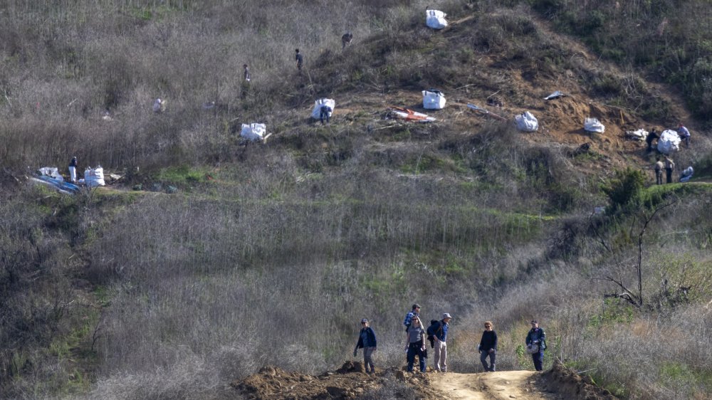 Lugar del accidente del helicóptero Kobe Bryant