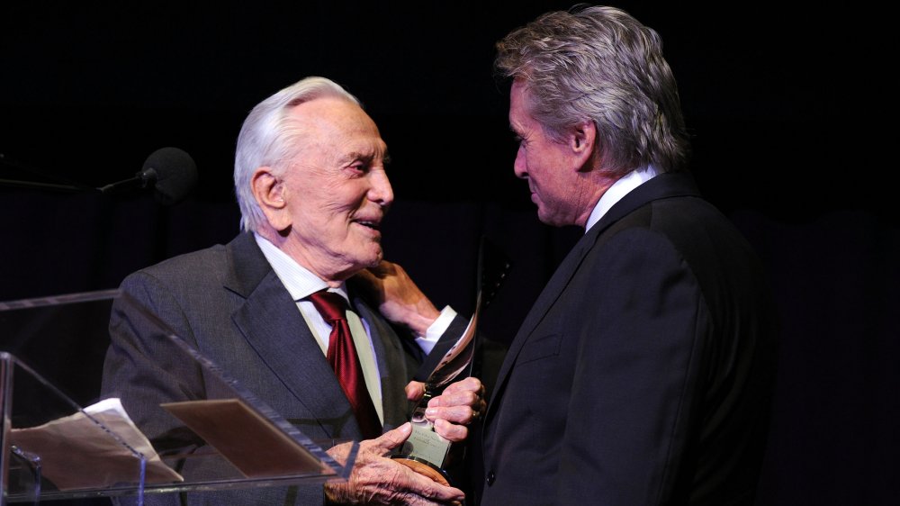 Michael Douglas y Kirk Douglas