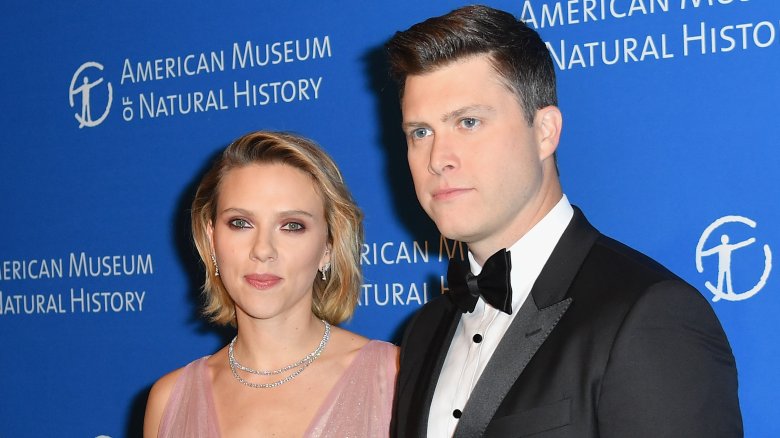 Scarlett Johansson y Colin Jost