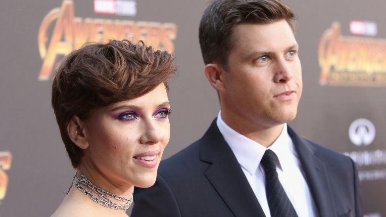 Scarlett Johansson y Colin Jost