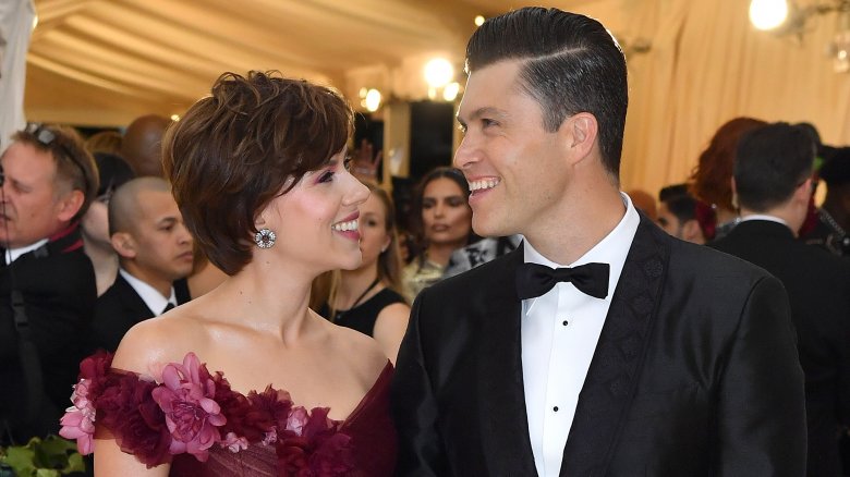 Scarlett Johansson y Colin Jost