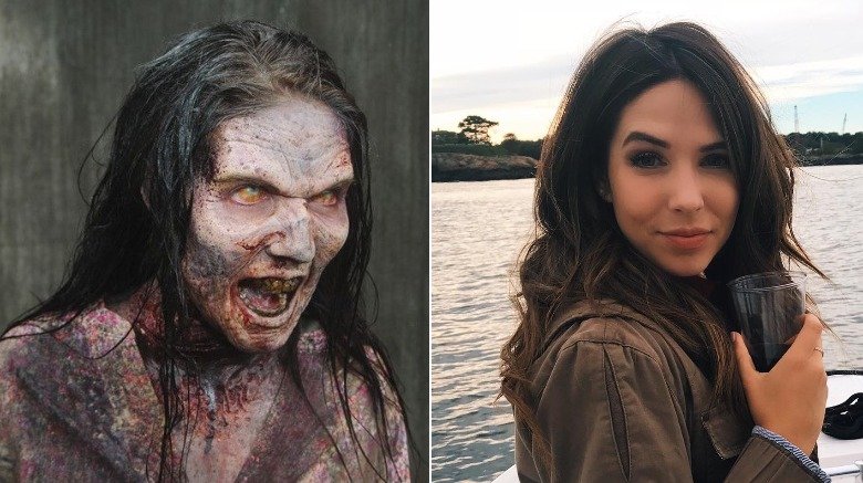 Xan Angelovich como caminante en The Walking Dead