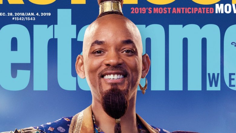 Will Smith como Genio en la portada de la revista.