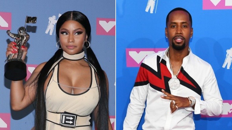 Nicki Minaj y Safaree Samuels en los MTV VMA 2018