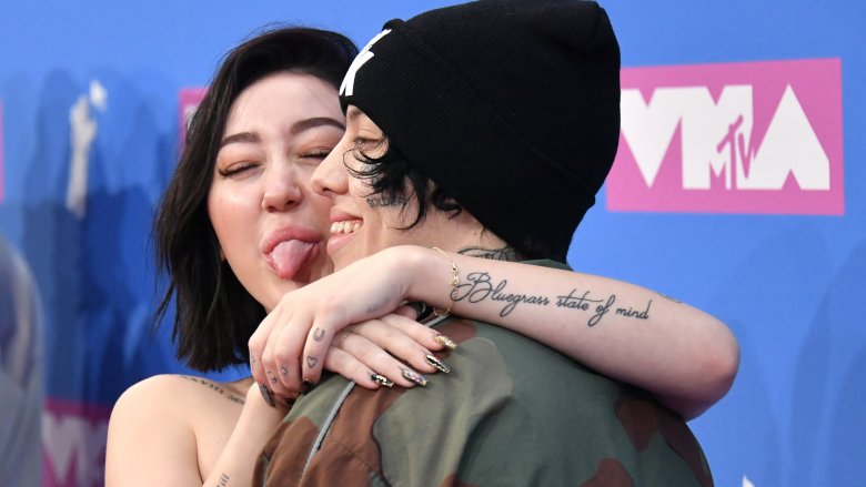 Lil Xan y Noah Cyrus en los premios MTV VMA 2018