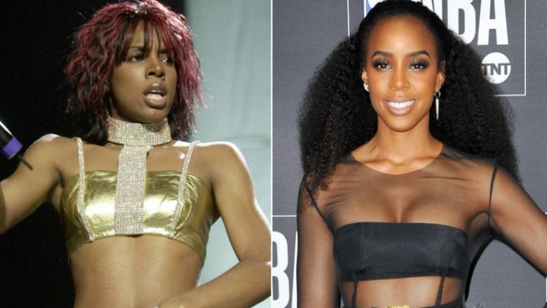 Kelly Rowland antes y después de los implantes mamarios