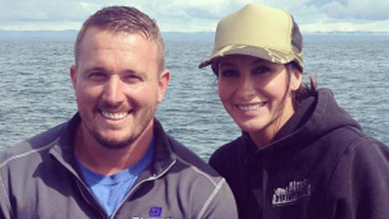 Dakota Meyer y Bristol Palin en un bote