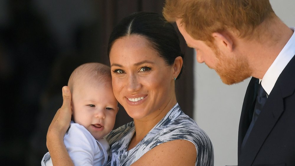 Meghan Markle, el príncipe Harry y el bebé Archie Harrison Mountbatten-Windsor