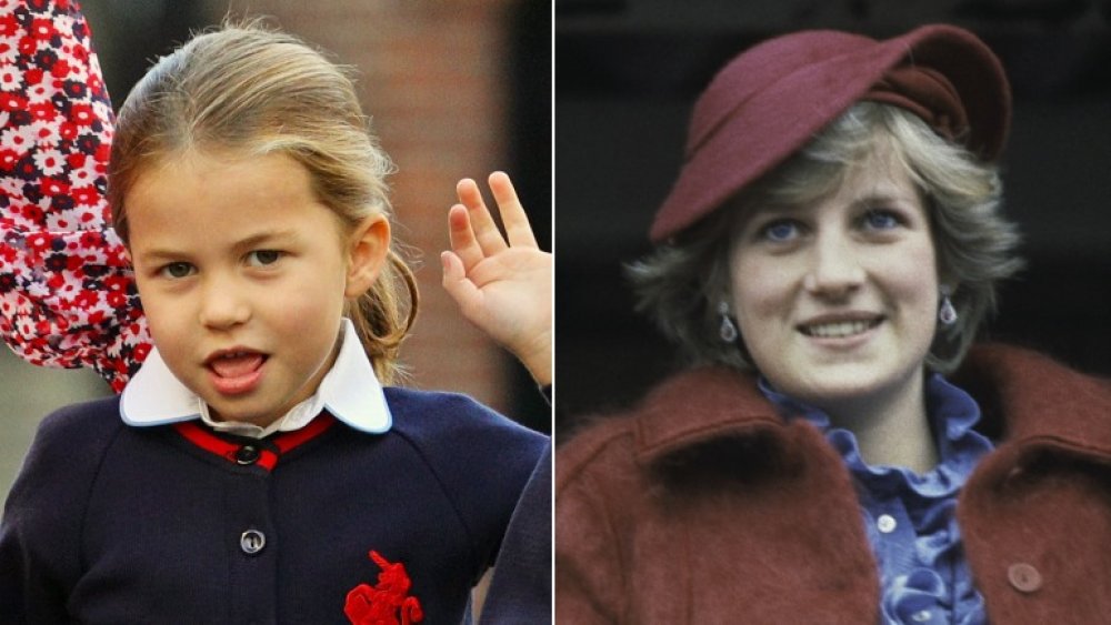 La princesa Charlotte y la princesa Diana