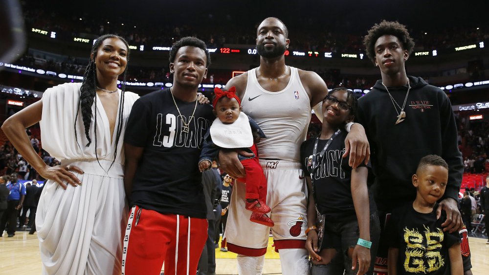 Dwyane Wade, Gabrielle Union y sus hijos, incluida Zaya