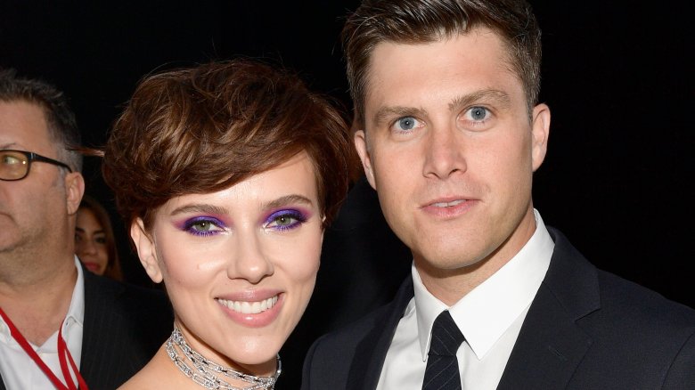 Scarlett Johansson y Colin Jost