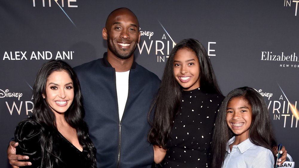 Vanessa Bryant, Kobe Bryant, Gianna Bryant y Natalia Bryant