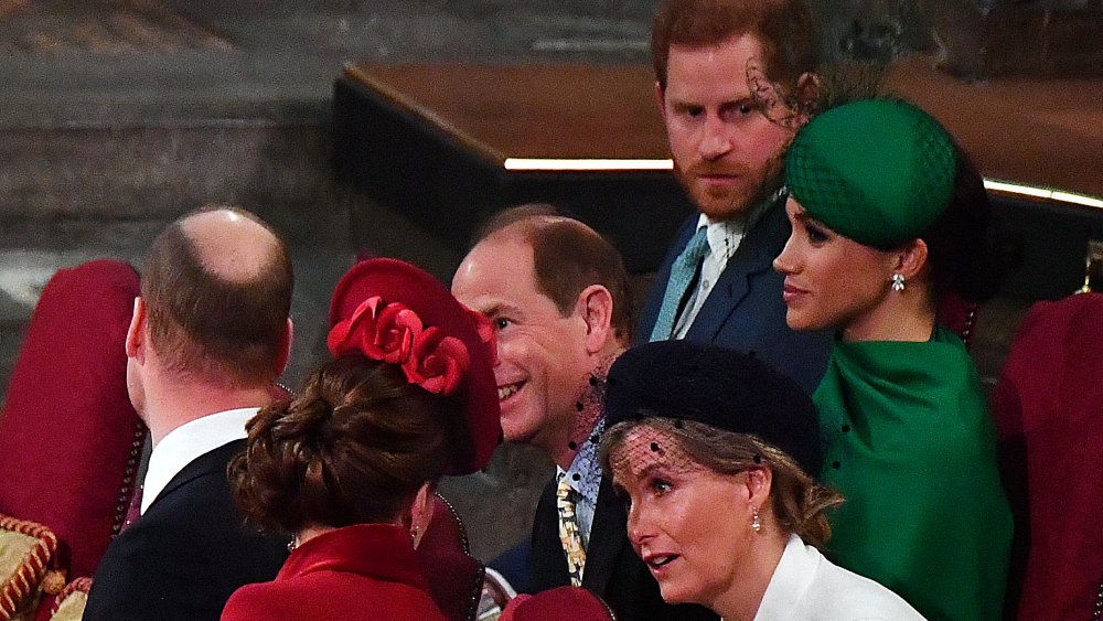 Príncipe William, Kate Middleton, Meghan Markle y el Príncipe Harry