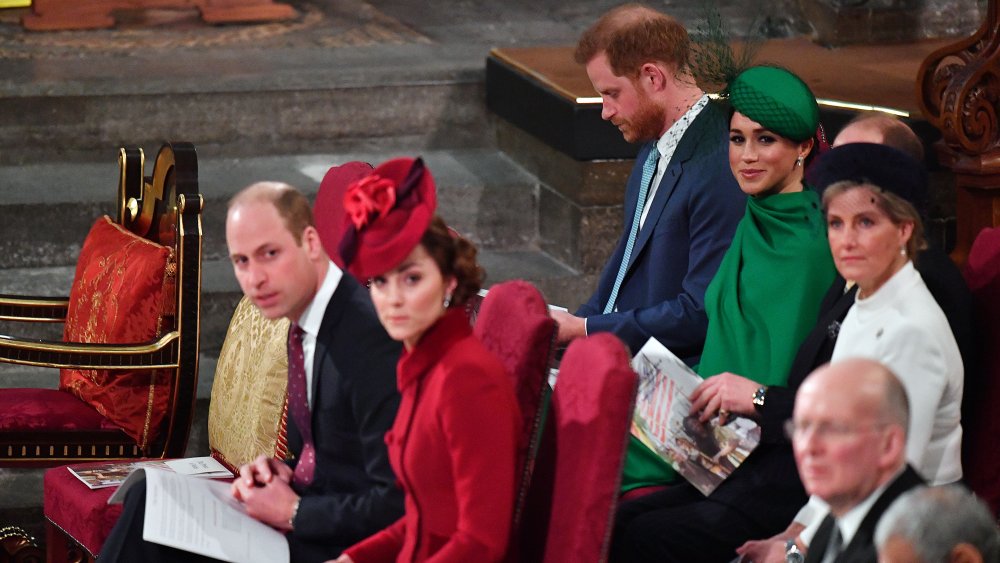 Príncipe William, Kate Middleton, Príncipe Harry, Meghan Markle, Príncipe Edward, Sophie