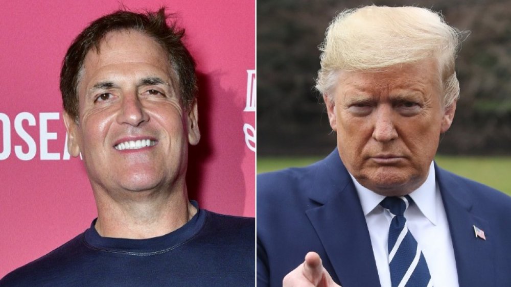 Mark Cuban, Donald Trump