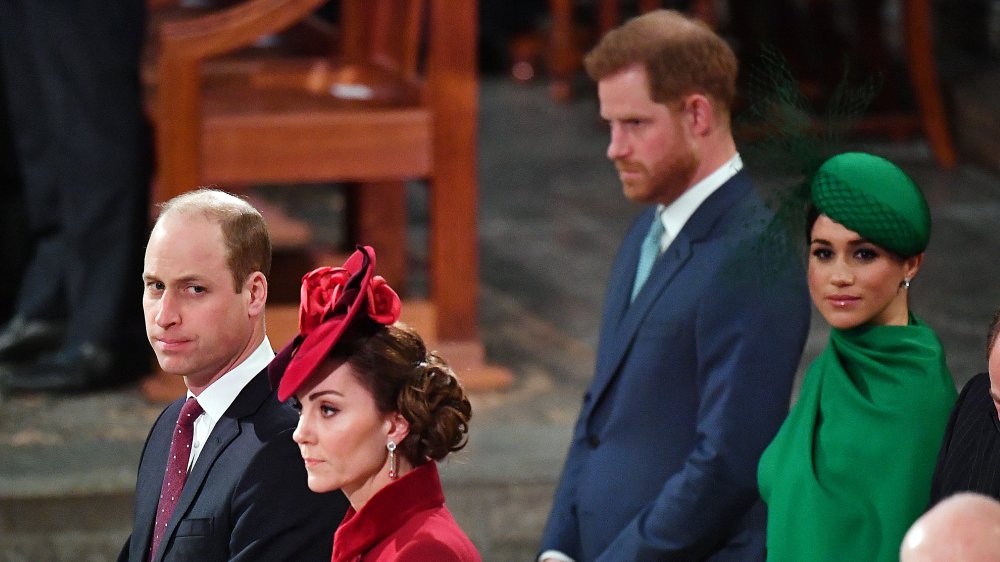 Príncipe William, Kate Middleton, Príncipe Harry y Meghan Markle