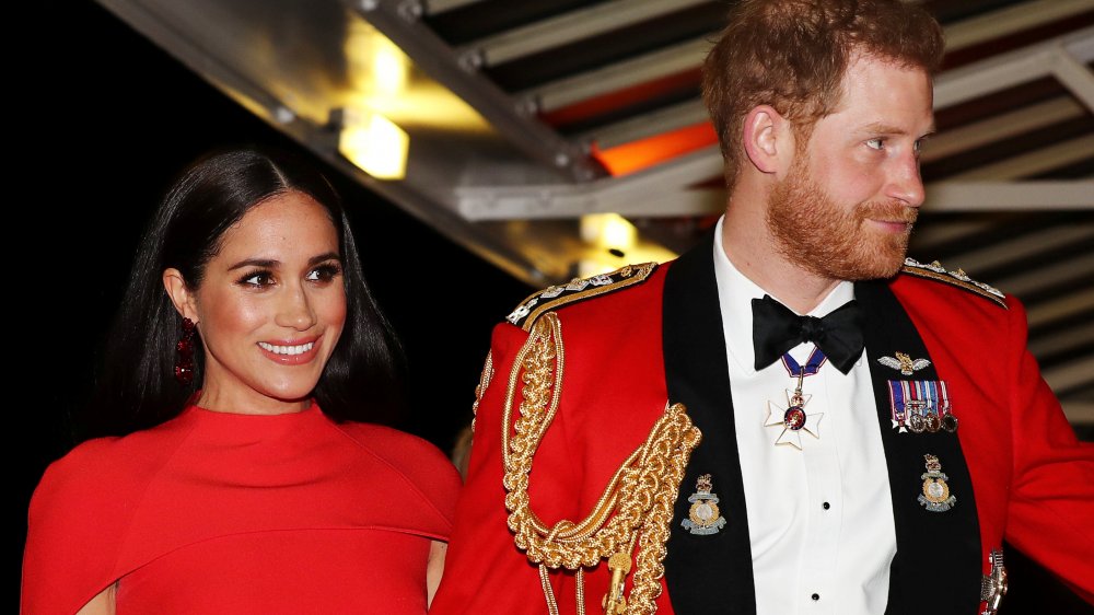 El Príncipe Harry, Duque de Sussex y Meghan, Duquesa de Sussex llegan para asistir al Festival de Música Mountbatten