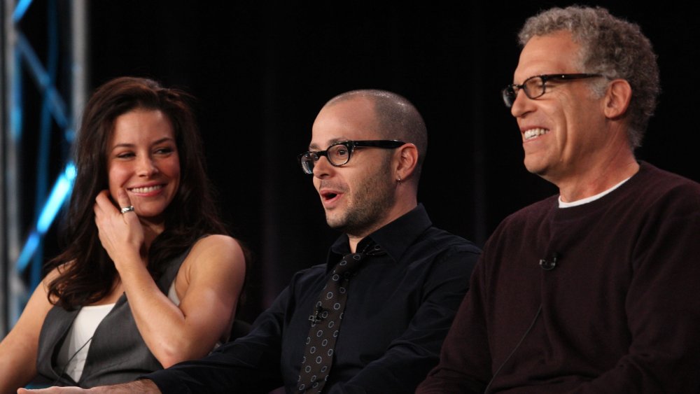 Evangeline Lilly, Damon Lindeloff, Carlton Cuse