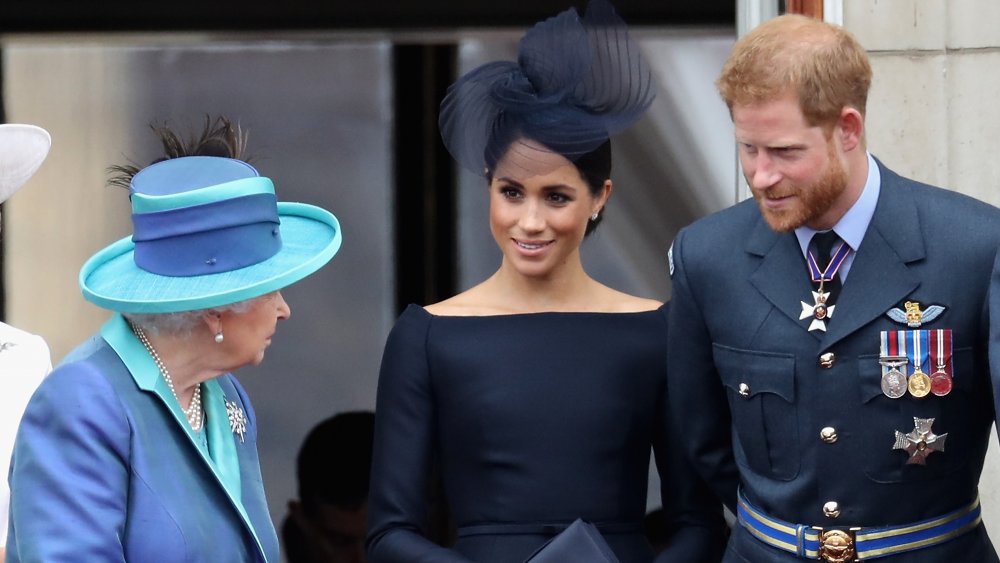 Reina Elizabeth, Meghan Markle, Príncipe Harry