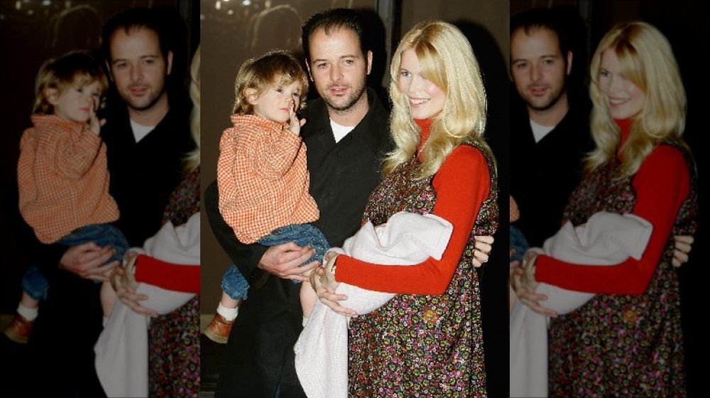 Matthew Vaughn, Claudia Schiffer con niños, Caspar y Clementine