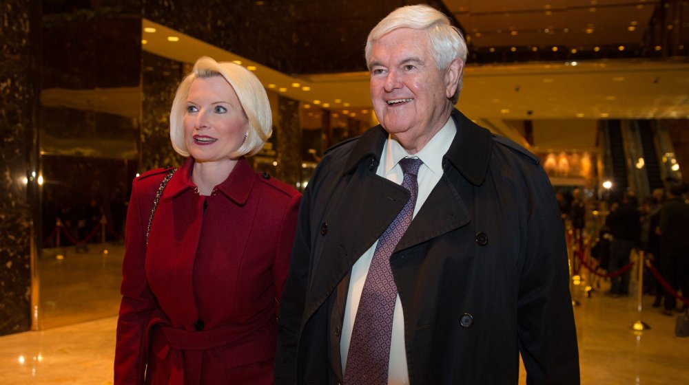 Callista Bisek Gingrich y Newt Gingrich