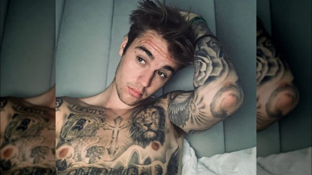 Tatuajes de relleno de Justin Bieber