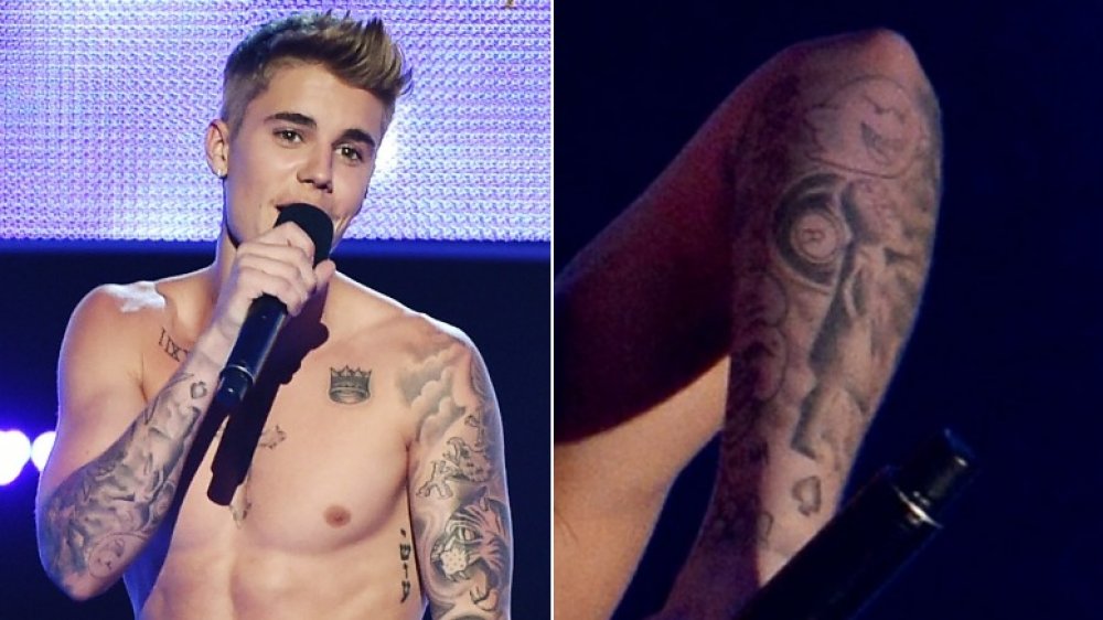 Tatuaje de Justin Bieber Banksy