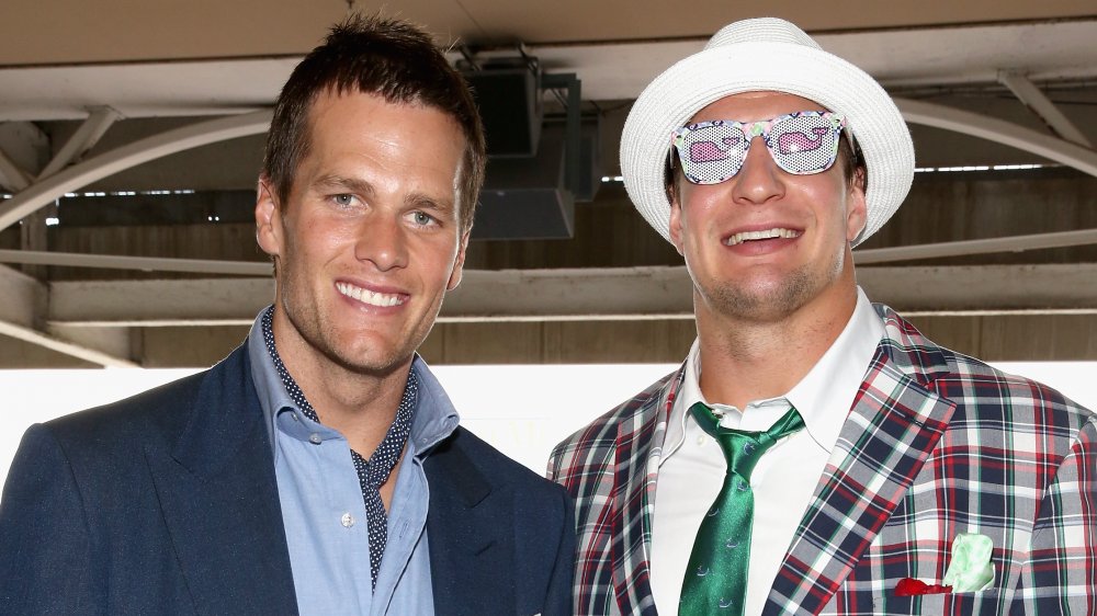 Tom Brady y Rob Gronkowski