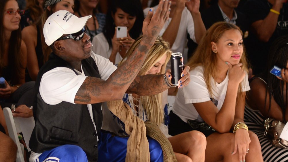 Dennis rodman y su hija alexis 