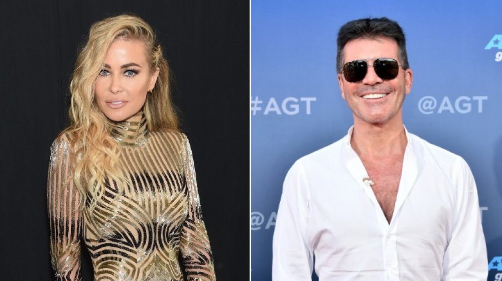 Carmen Electra y Simon Cowell