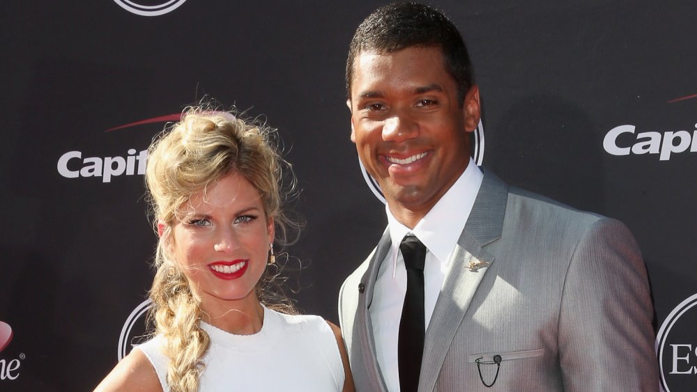 Russell Wilson con su ex esposa Ashton Meem