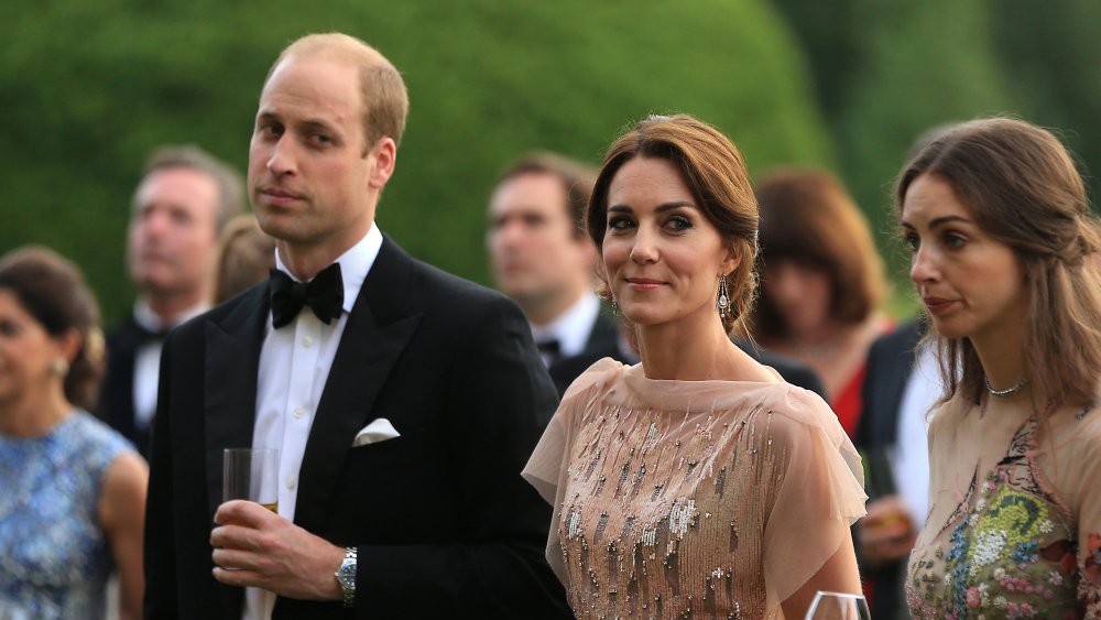 Príncipe William, Kate Middleton y Rose Hanbury 