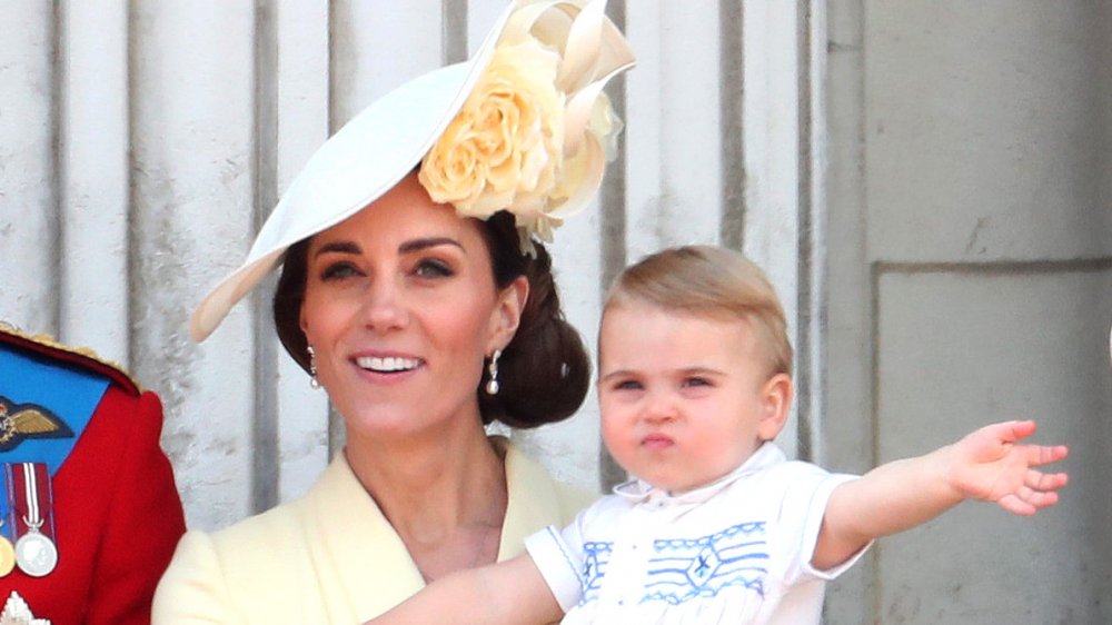 Kate Middleton y el Príncipe Louis 