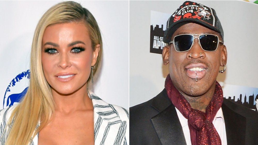 Carmen Electra y Dennis Rodman