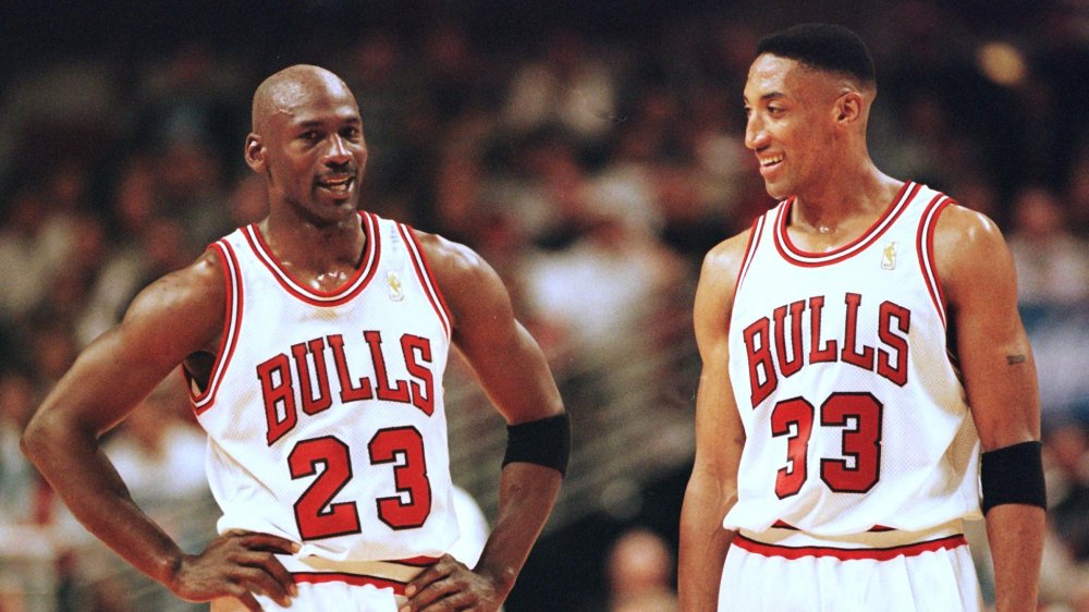 Michael Jordan y Scottie Pippen