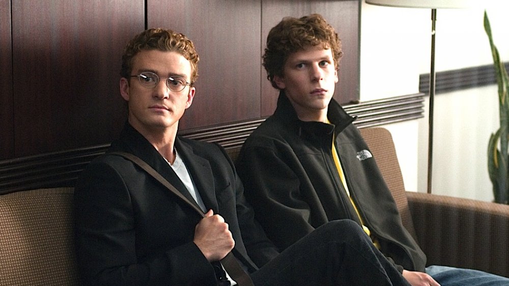 Justin Timberlake, Jesse Eisenberg en The Social Network