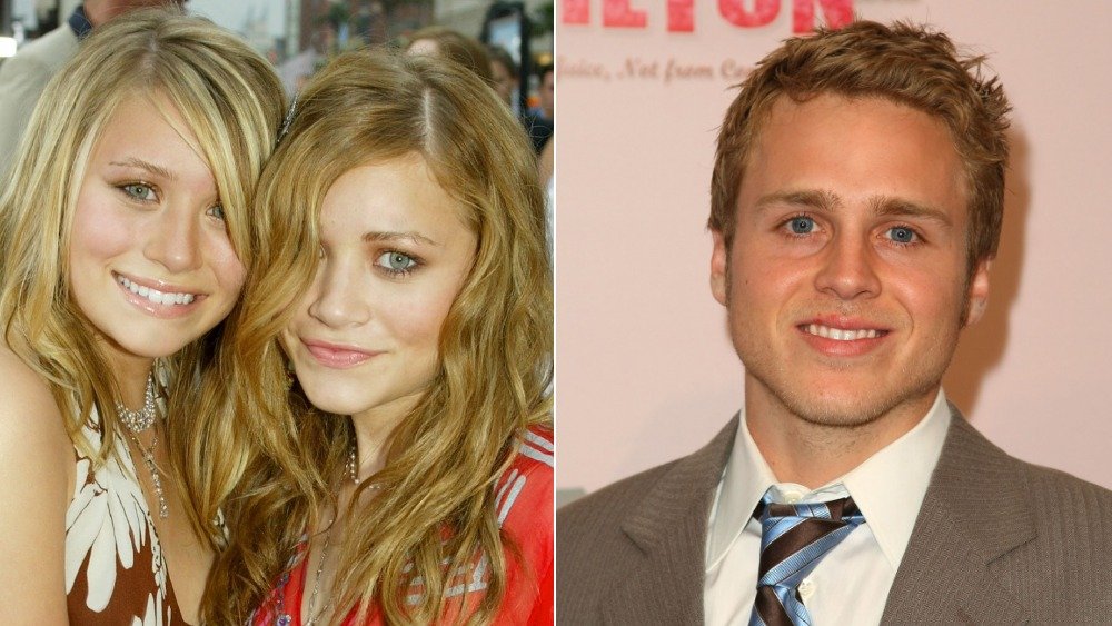 Mary-Kate y Ashley Olsen y Spencer Pratt