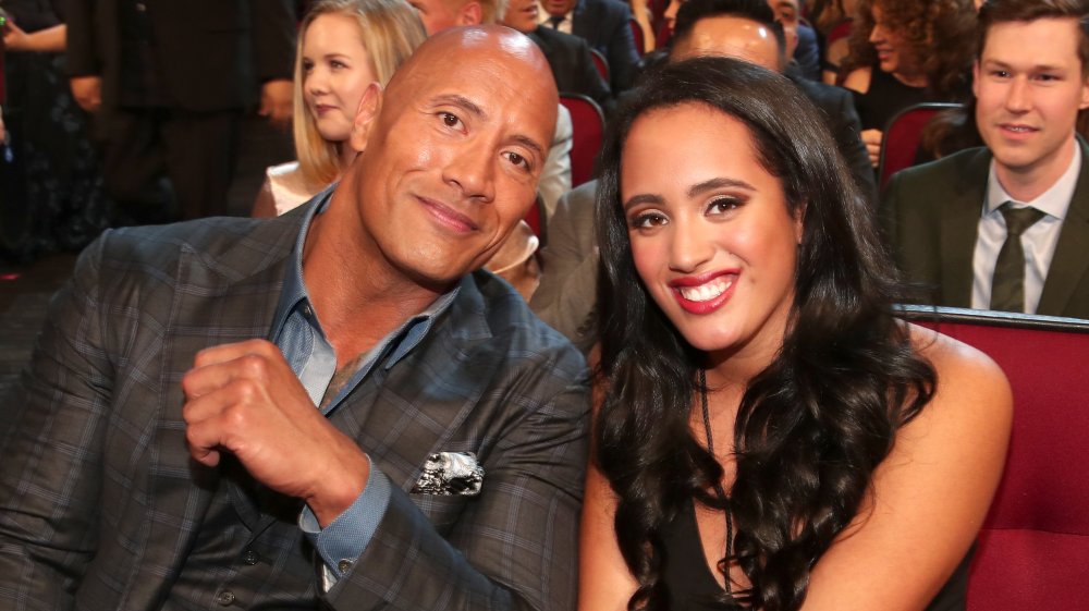 Dwayne Johnson y Simone Alexandra Johnson