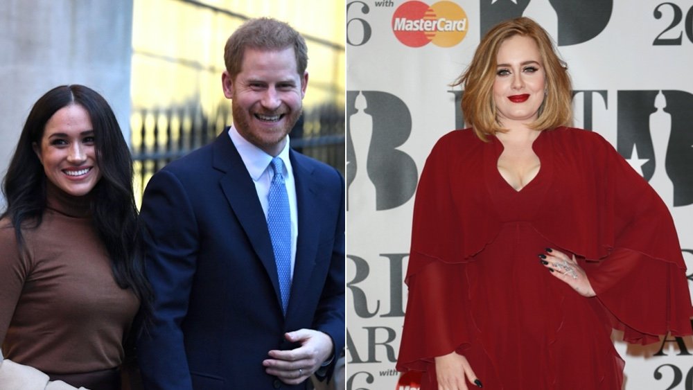 Meghan Markle y el príncipe Harry; Adele