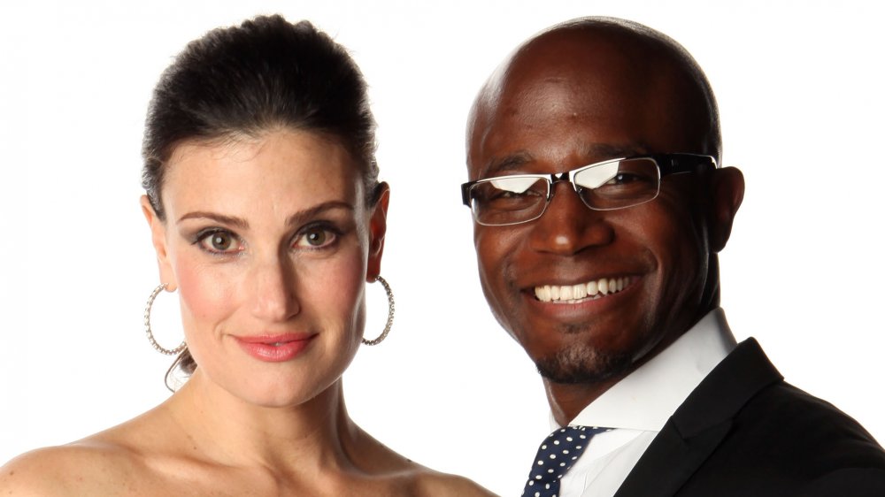 Idina Menzel y Taye Diggs 