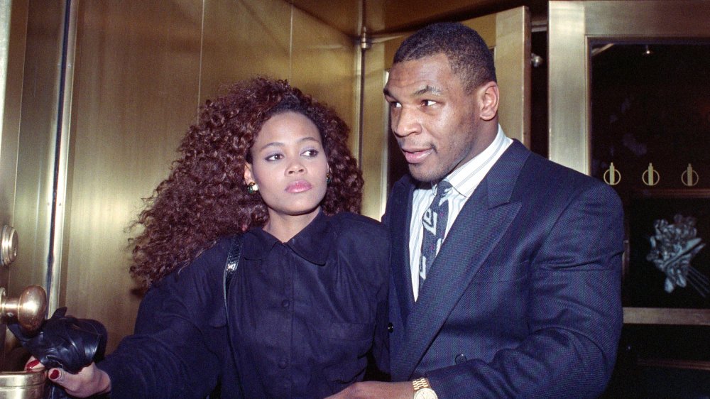 Mike Tyson y Robin Givens 