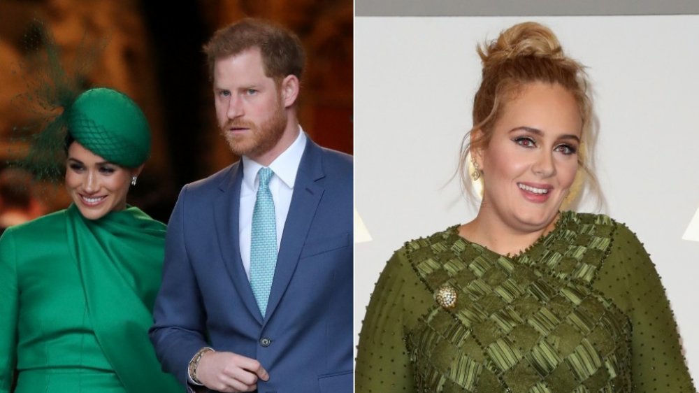 Meghan Markle y el príncipe Harry; Adele