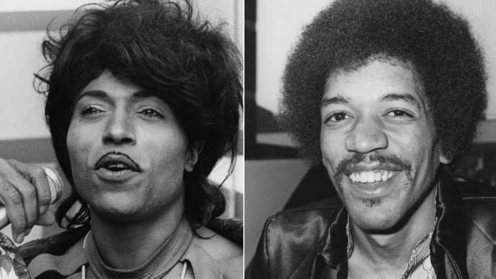 Little Richard y Jimi Hendrix 